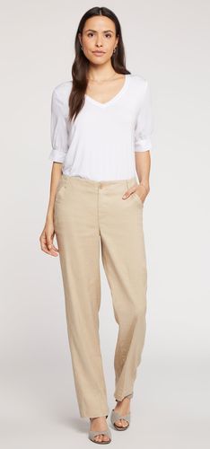 Marilyn Trouser Beige Stretch Linen | - Nydj - Modalova