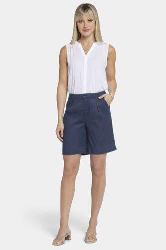 Relaxed Shorts In Stretch Linen | - Nydj - Modalova