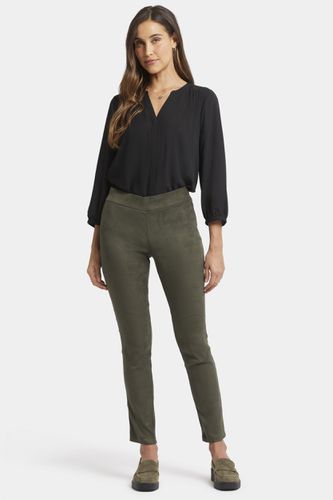 Legging Trouser Green Stretch Faux Suede | - Nydj - Modalova