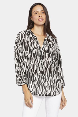 Paulina Peasant Blouse Graphic Print | - Nydj - Modalova