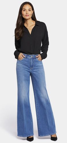 Mia Palazzo Jeans Medium Blue Premium Denim | - Nydj - Modalova