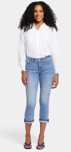 Chloe Capri Cuff Jeans Medium Blue Premium Denim | - Nydj - Modalova
