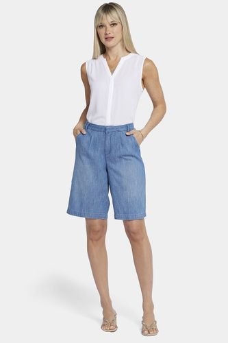 Relaxed Denim Bermuda Shorts With High Rise | - Nydj - Modalova