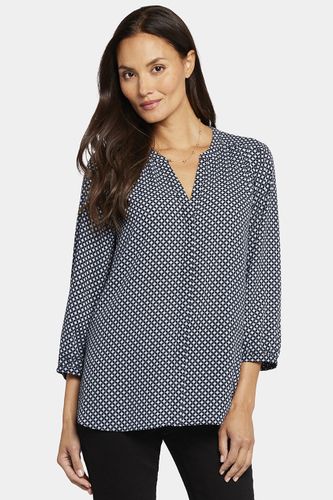 Pintuck Blouse Graphic Print | - Nydj - Modalova