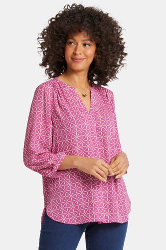 Pintuck Blouse Grafischer Druck | - Nydj - Modalova