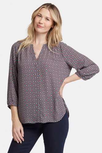 Pintuck Blouse Grafikdruck | - Nydj - Modalova