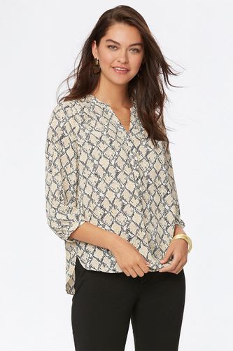 Pintuck Blouse Snake Print | - Nydj - Modalova