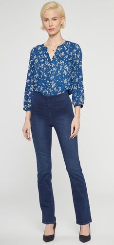 Marilyn Straight Pull-On Jeans Dark Blue SpanSpring™ Denim | - Nydj - Modalova