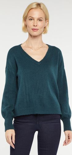 Pullover Mit V-Ausschnitt Grün-blau | - Nydj - Modalova