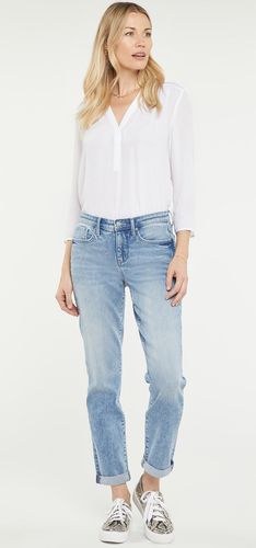 Margot Girlfriend Jeans Light Blue Premium Denim (Petite) | - Nydj - Modalova