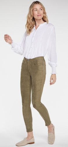 Ami Skinny Jeans Green Faux Suède | - Nydj - Modalova