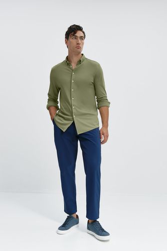 Camisa casual hombre verde malaquita - Sepiia - Modalova