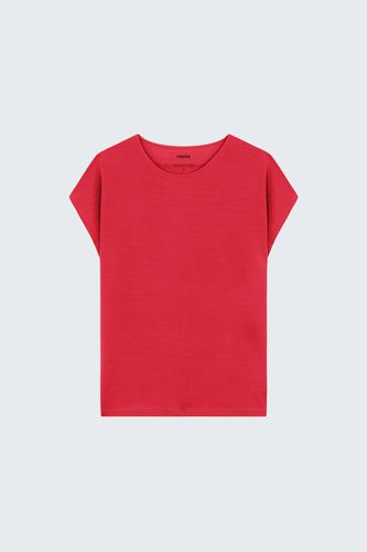 Camiseta mujer kimono rojo atlanta - Sepiia - Modalova