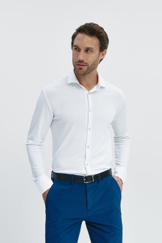 Camisa de vestir hombre blanca slim - Sepiia - Modalova
