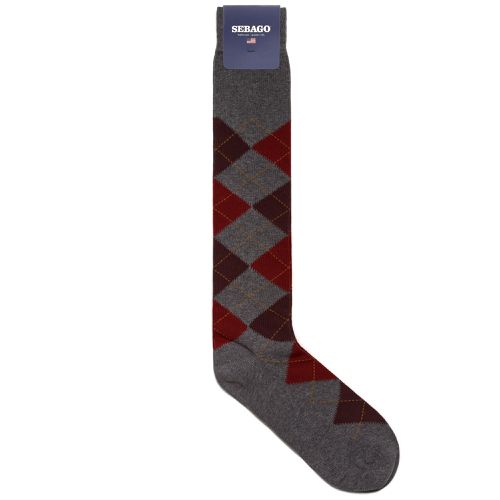 DEDHAM 683 - Socks - Knee High Sock - Man - -BORDEAUX-RED-ORANGE - SEBAGO IT - Modalova