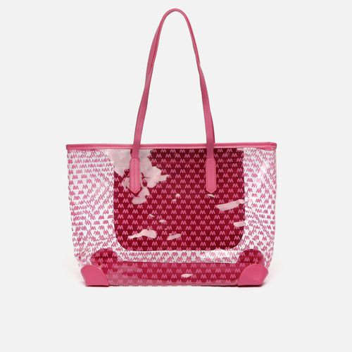 Monoplastic bolso shopper grande transparente con estampado monogram - Misako - Modalova