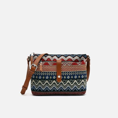 Eusebio bolso bandolera con estampado jacquard y neceser pequeño - Misako - Modalova