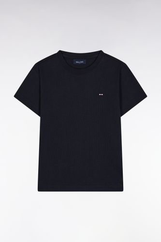 T-shirt Manches Courtes À Col Rond Marine - Eden Park - Modalova