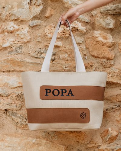 Bolso Shopper Bella Marrón U - POPA - Modalova