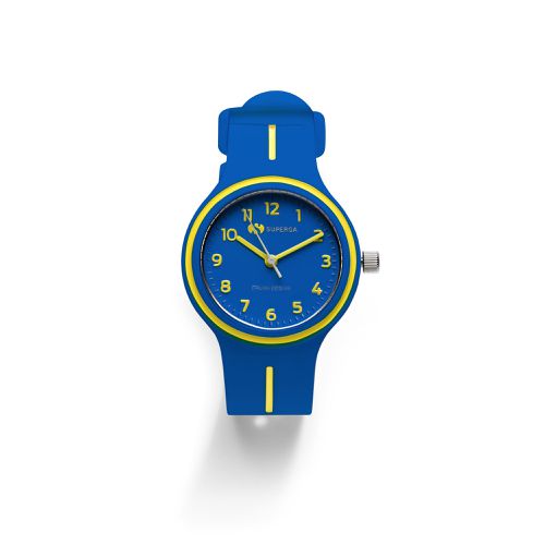 SMALL OLD - Analog - Wrist Watch - Bambino/a - STC043 BLUEMD-YELLOW - Superga - Modalova