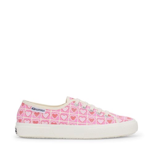 HEART CROCHET PRINT LEGGERA - Le - Low Cut - Woman - - Superga - Modalova