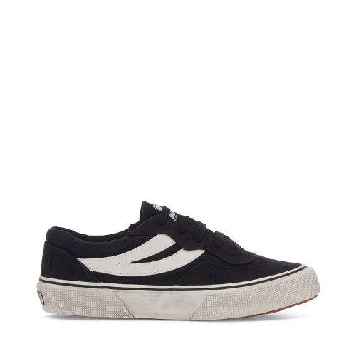 REVOLLEY STONE WASHED - Zapatillas - Corte Bajo - Unisex - NEGRO-F AVORIO - Superga - Modalova