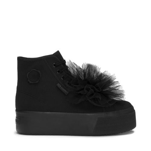 Hi Top Cockade - Scarpe - Sneakers - Nero - Donna - 37 - Superga - Modalova