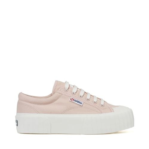 PLATAFORMA RAYAS - Deportivas - Corte Bajo - Mujer - PINK SKIN-F AVORIO - Superga - Modalova