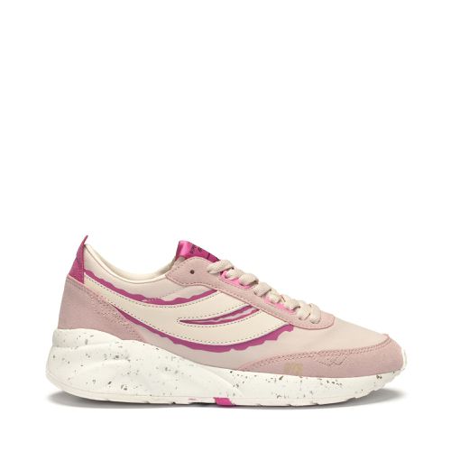 TRAINING 9TS SLIM NYLON RIPPED - Zapatos con cordones - Corte bajo - Unisex - PINK ISH-PINK FUCHSIA-BEIGE LT - Superga - Modalova