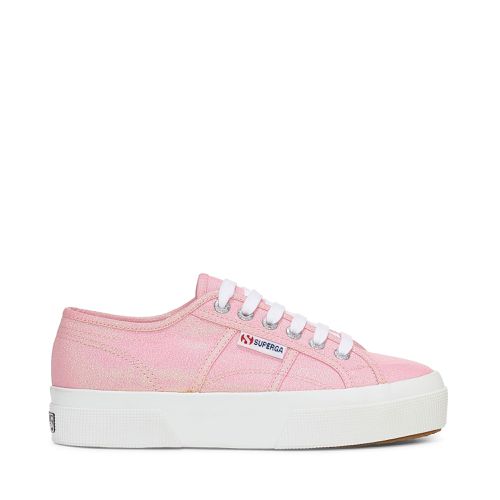 PLATAFORMA LAME - Zapatos Mujer - Cuña - Mujer - ROSA BEGONIA IRIDISCENTE - Superga - Modalova