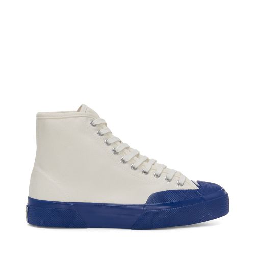 WORKWEAR - Sneakers - Mid Cut - Unisex - OFF WHITE-F BLUE - SUPERGA IT - Modalova