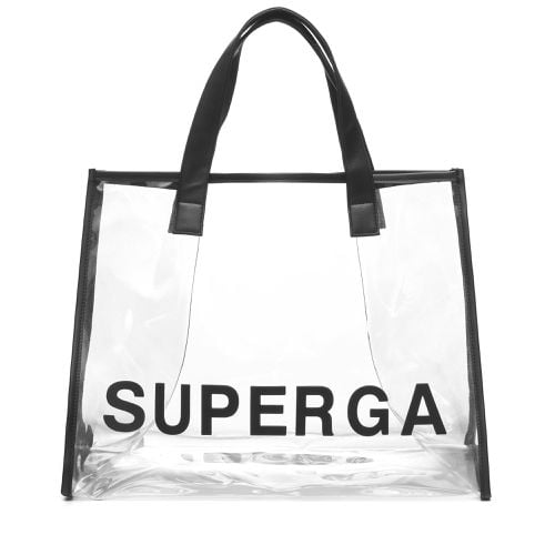 Transparent Shopping Bag - Borse - Shopping bag - Nero - Donna - L - Superga - Modalova