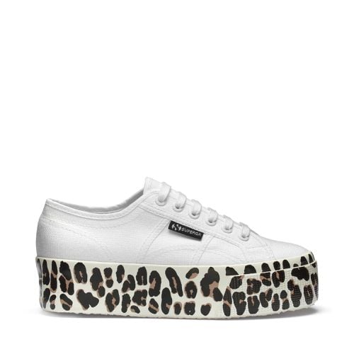 Light Leopard Foxing Print - Scarpe - Sneakers - Bianco - Donna - 35 - Superga - Modalova