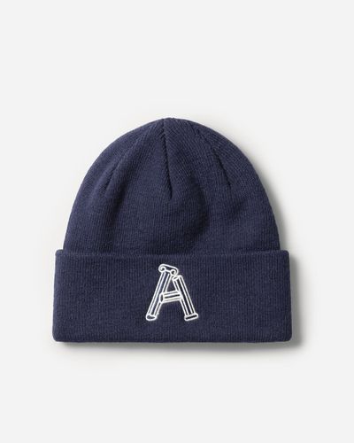 ARIES Column Beanie Navy O/S - Navy - ARIES - Modalova