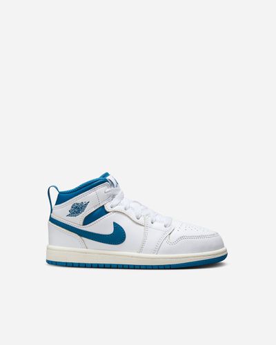 Jordan 1 Mid (Preschool) /INDUSTRIAL BLUE-SAIL - 32 - Jordan Brand - Modalova