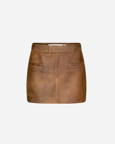 Rocky Leather Skirt M - Used - Oval Square - Modalova