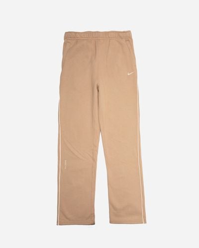 Nike x NOCTA Open-Hem Fleece Pants XS - HEMP/SANDDRIFT - NIKE QS/TZ - Modalova