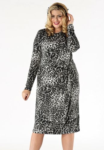 Dress drape GREY LEOPARD - Yoek - Modalova