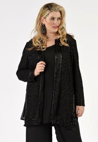 Jacket all over beaded silk - Yoek - Modalova