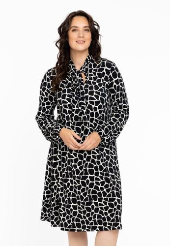 Kleid A-Linie mit Schleife GIRAFFE - Yoek - Modalova