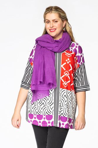 Shawl crispy wool purple - Yoek - Modalova