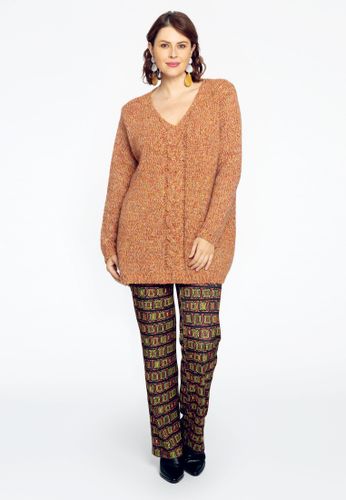 Pullover mit Zopfdetail Lurex - Yoek - Modalova