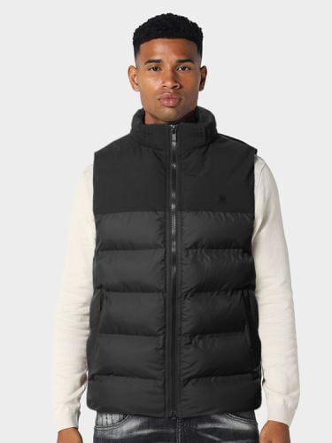 Mens Upping Black Gilet - Black / L - 883 Police - Modalova