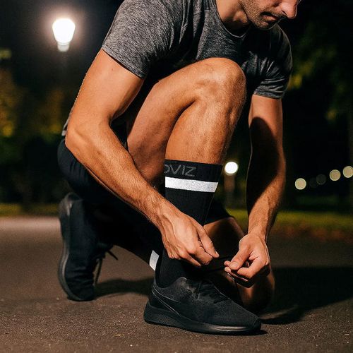Reflective Mid Length Running Socks - 3 Pack - Proviz - Modalova