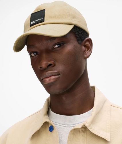 Logo Patch Cap, Man, Gold, Size: One Size - KL Jeans - Modalova