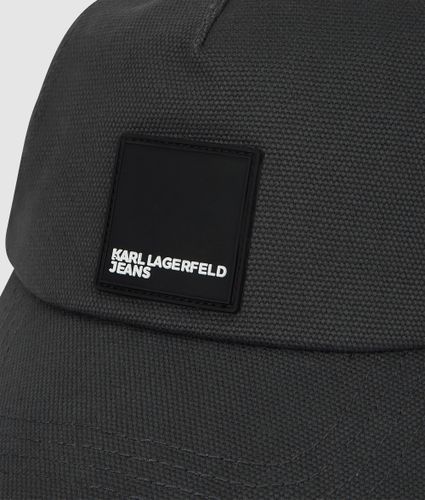 Logo Patch Cap, Man, Grey, Size: One Size - KL Jeans - Modalova