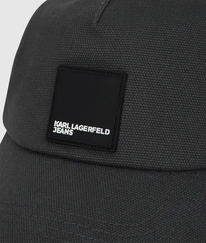 Logo Patch Cap, Man, Grey, Size: One Size - KL Jeans - Modalova