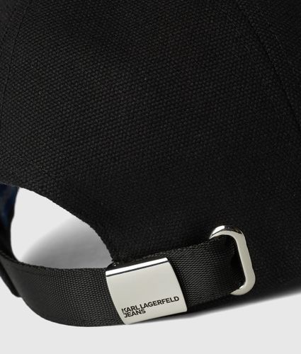 Logo Patch Cap, Man, , Size: One Size - KL Jeans - Modalova