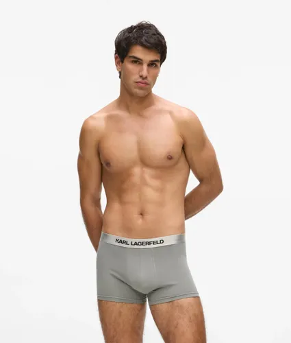 Metallic Logo Trunks – 3-pack, Man, Green, Size: Xs - Karl Lagerfeld - Modalova