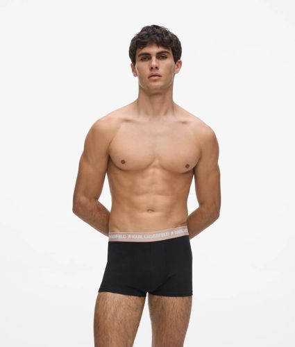 Logo Trunks – 3-pack, Man, Black, Size: M - Karl Lagerfeld - Modalova